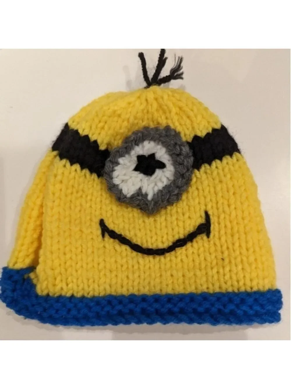 Knit Minion Dog Hat, Puppy Hat, Dog Costume, Minions, Pet Items - CA